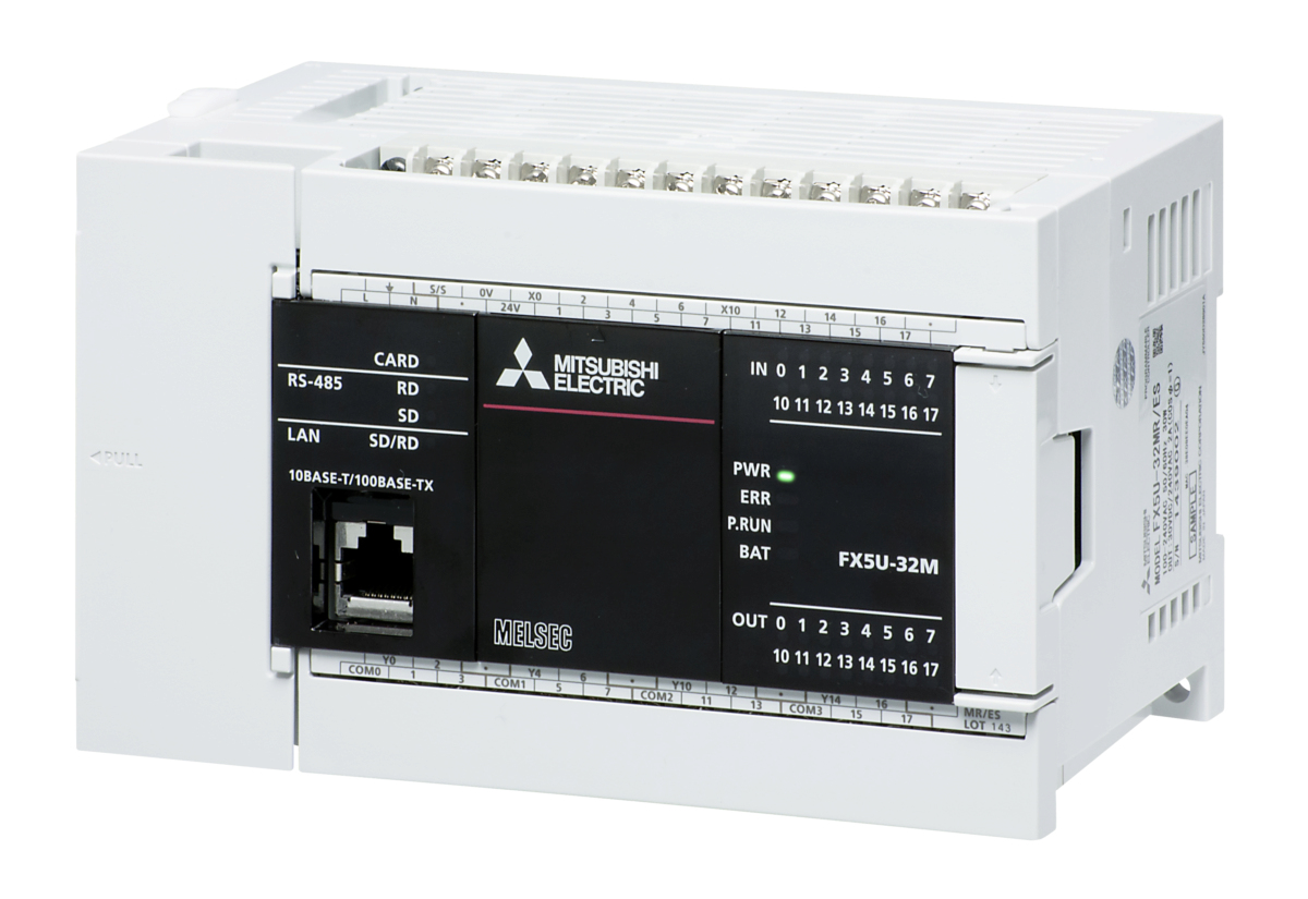 FX5U-32MR Front View